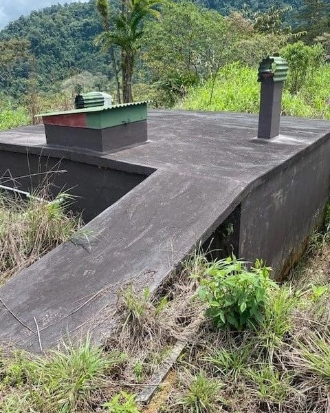 Water cistern on the estate