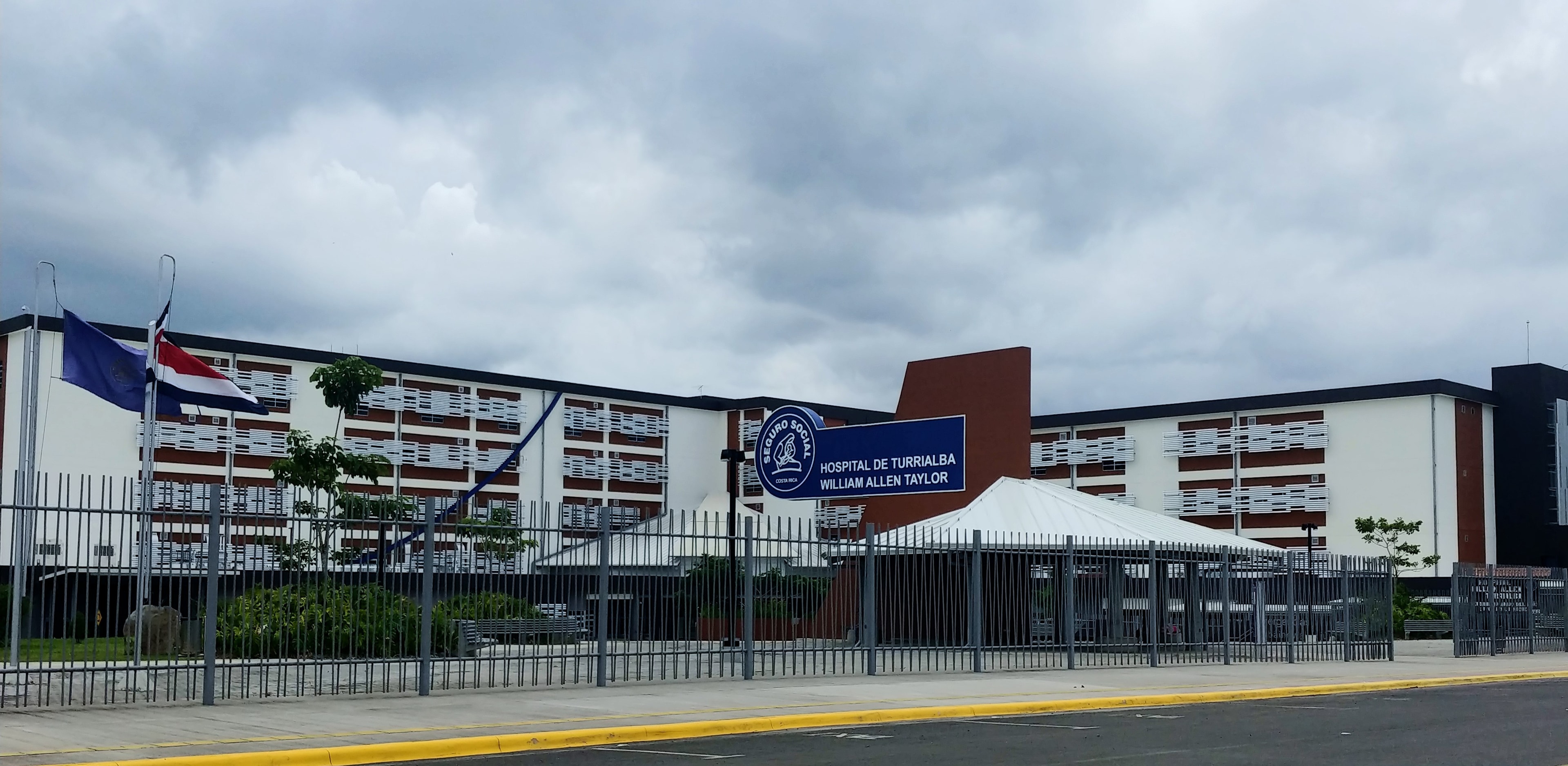 Hospital in Turrialba, approximately 30–40 minutes from the estate