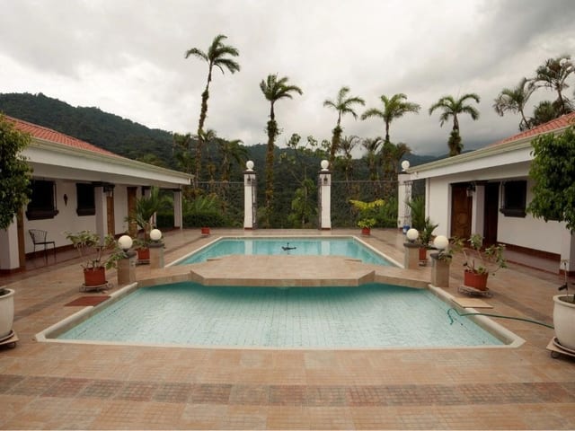 Private spring-fed swimming pool